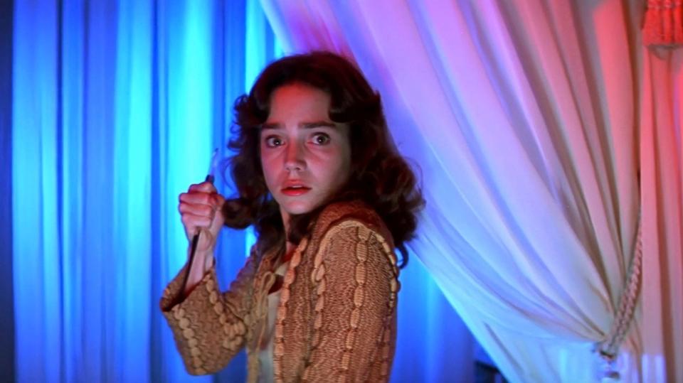 A scene from Dario Argento's "Suspira," with Jessica Harper.