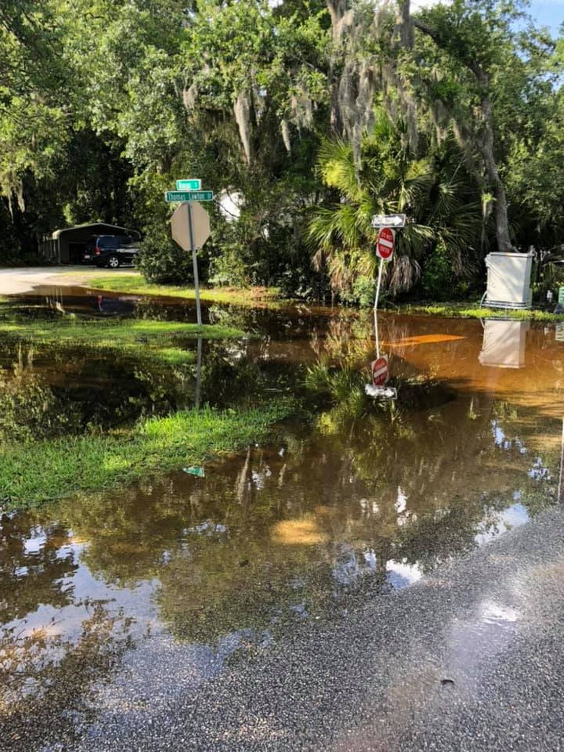 Alljoy residents face flooding in their neighborhoods after storms and heavy rains.