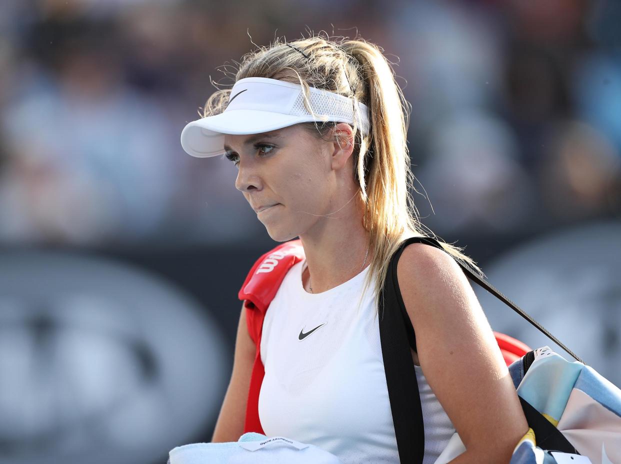 Katie Boulter was beaten by Ukraine's Elina Svitolina: Getty