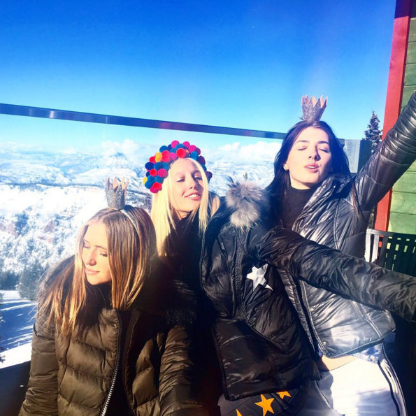 On a recent ski trip with friends in Aspen. (Instagram/olympiagreece)