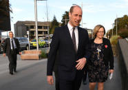 Britain's Prince William arrives at Christchurch Hospital in Christchurch, New Zealand April 26, 2019. REUTERS/Tracey Nearmy