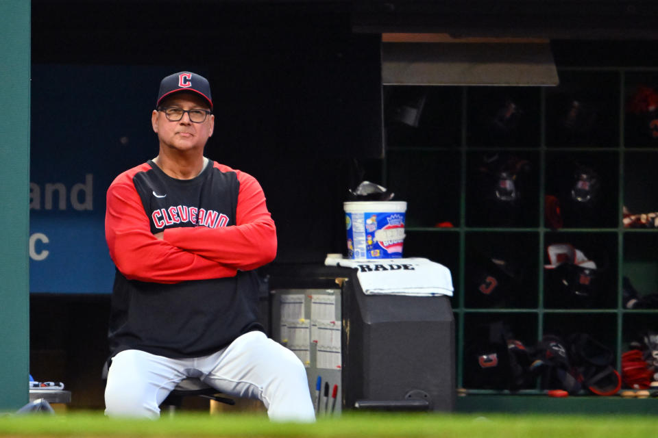 克利夫蘭守護者總教練Terry Francona。（Photo by Jason Miller/Getty Images）