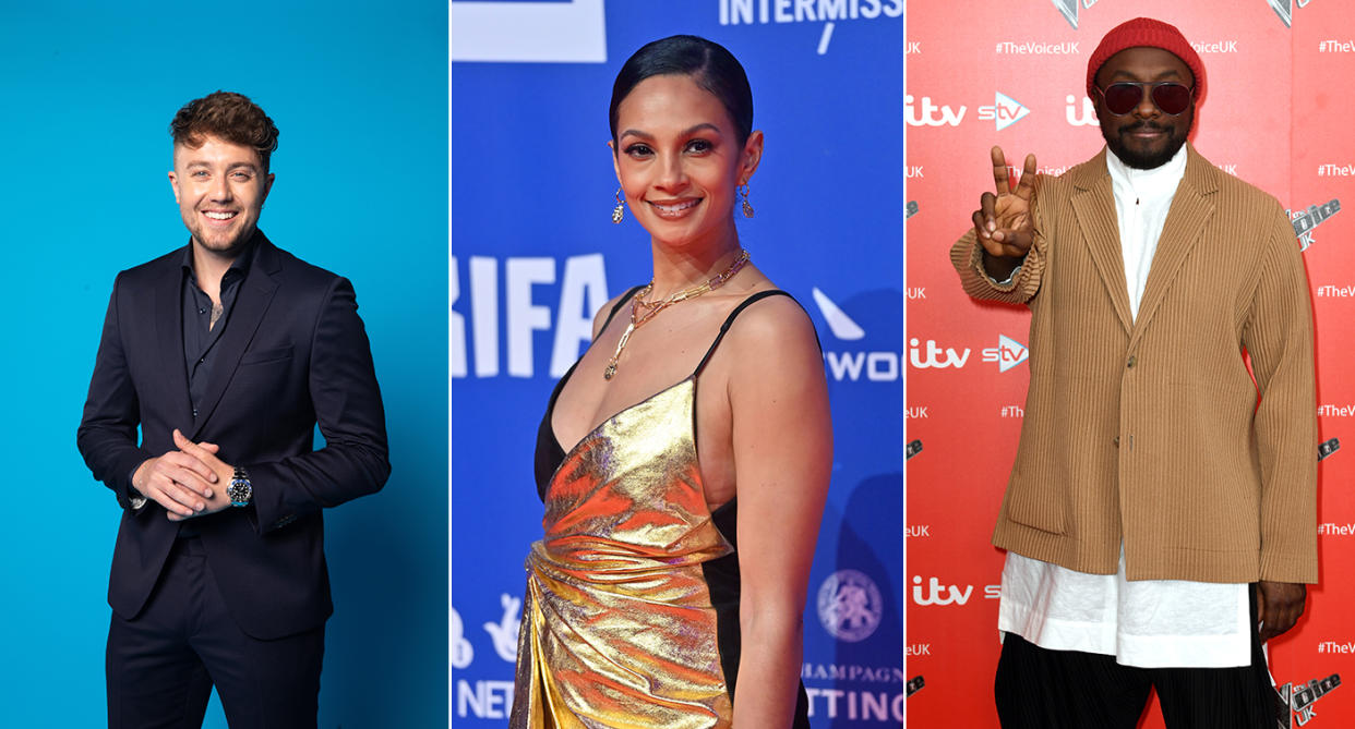 Roman Kemp, Alesha Dixon and Will.i.am will star in Britain Get Singing. (Getty/PA)