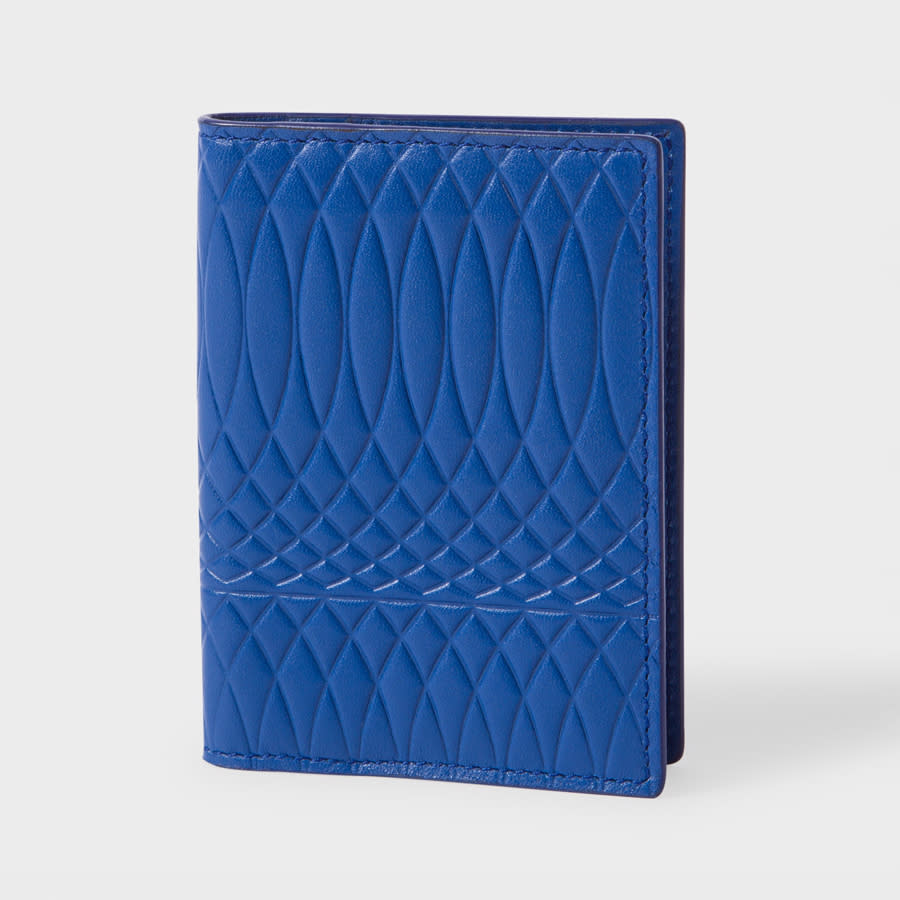 Paul Smith No.9 Blue Leather Credit Card Wallet