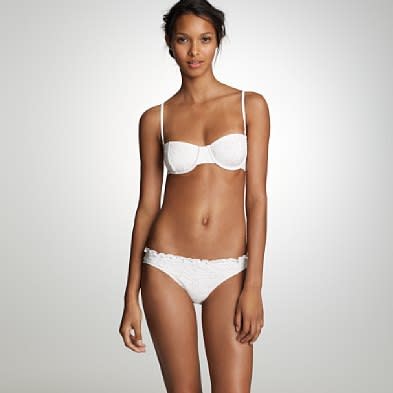 J.Crew eyelit top and bottom, $74 and $72, at J.Crew