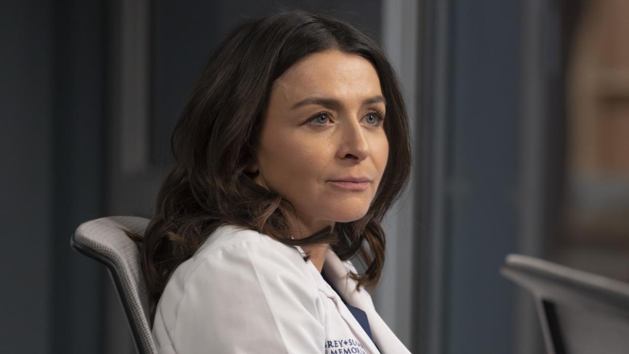  Caterina Scorsone as Amelia Shepherd on Grey's Anatomy. 