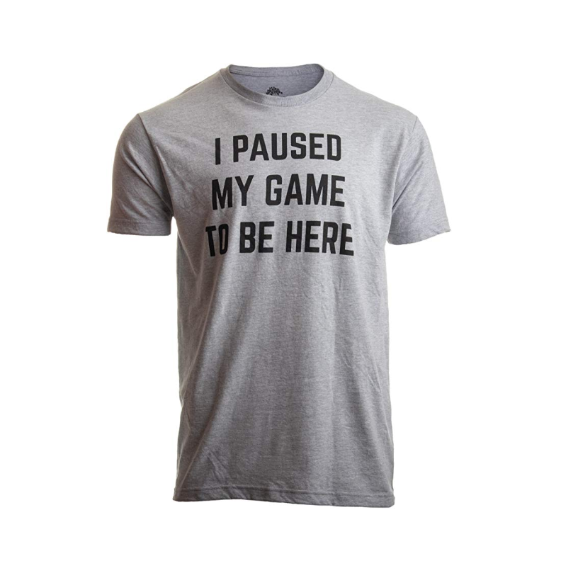 <p><strong>Ann Arbor T-shirt Co.</strong></p><p>amazon.com</p><p><strong>$17.95</strong></p><p>The next time he needs to make an appearance at a family gathering, this shirt might make putting the Nintendo Switch away a little easier. It comes in <strong>sizes ranging from child small to adult 3X</strong>, so you can do a family match. <em>No age recommendation given</em></p>