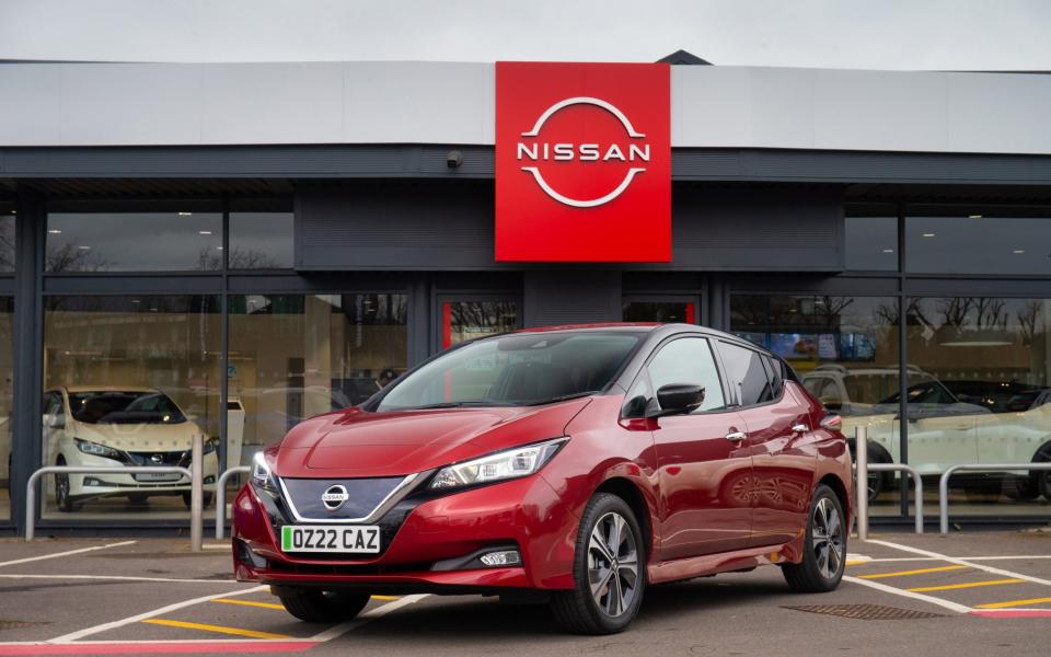 A Nissan Leaf Tekna 39kWh will cost £575 a month on a subscription