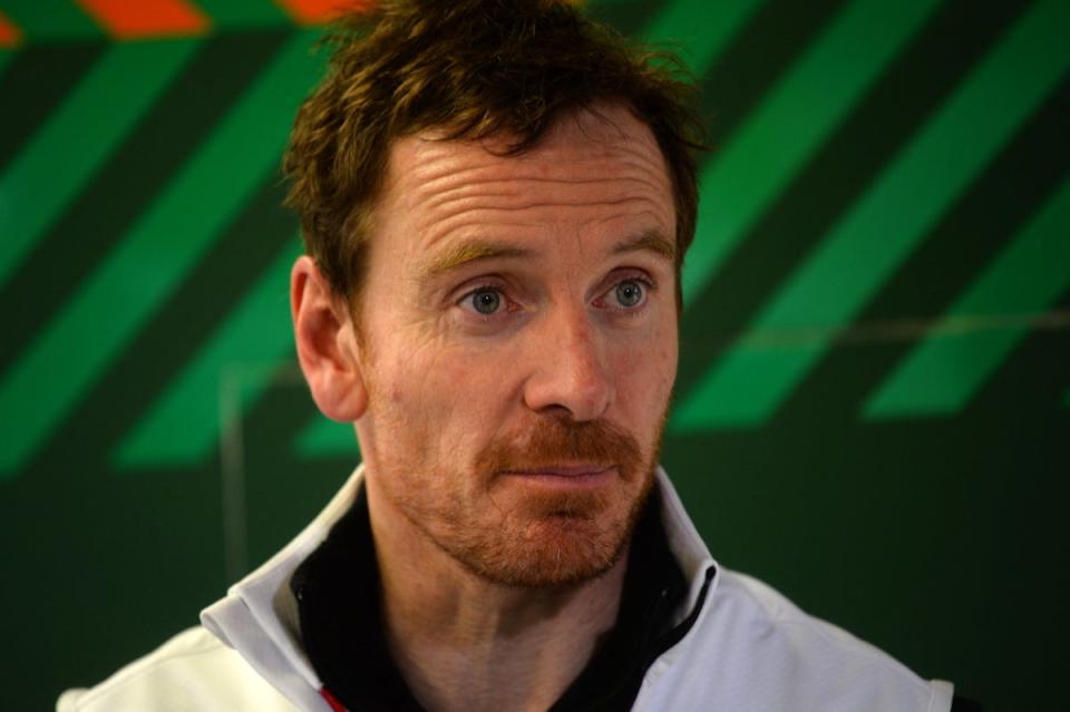 Fassbender pictured in 2022 competing in the 24 Hours of Le Mans (AFP via Getty Images)
