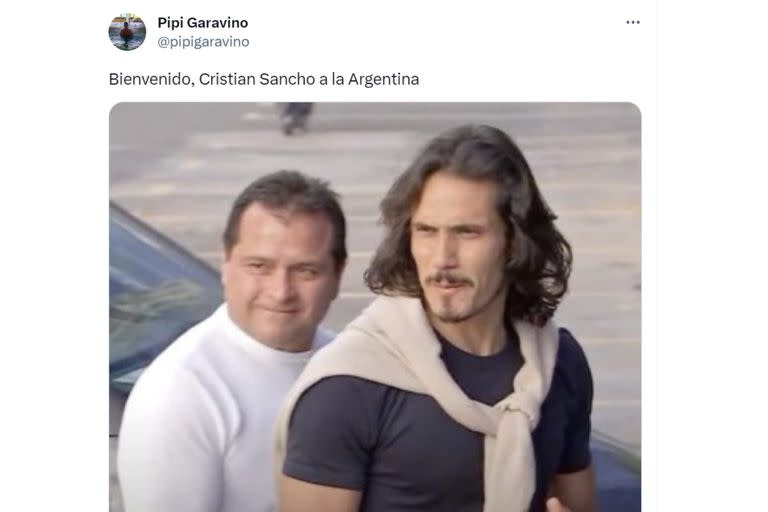 Los mejores memes por el parecido entre Cavani y Christian Sancho