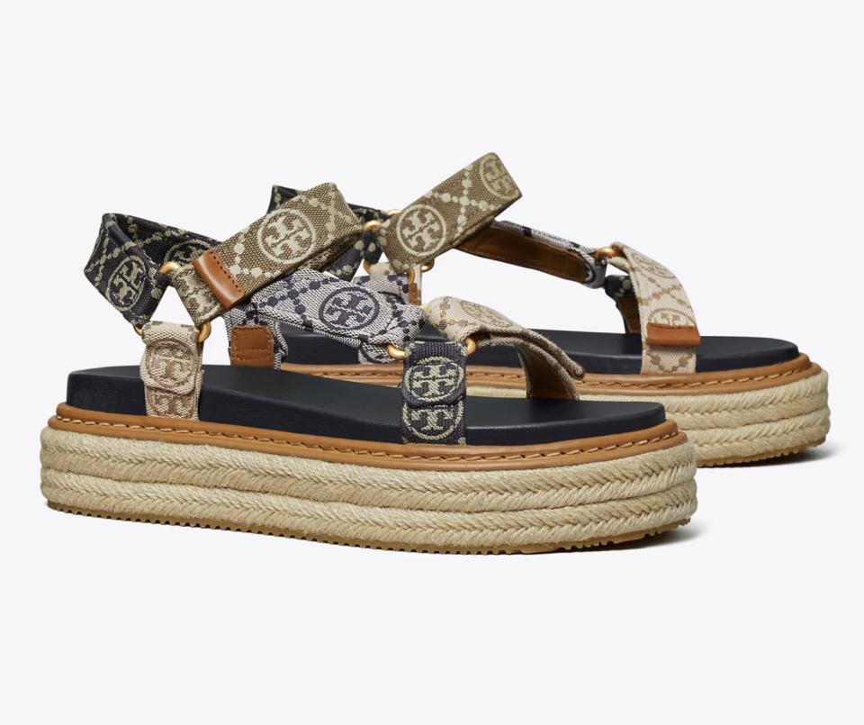 T Monogram Rope Sport Sandal