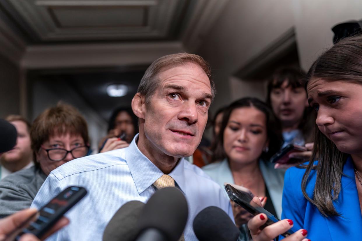 Rep. Jim Jordan, R-Ohio, chairman of the House Judiciary Committee and a staunch ally of former President Donald Trump, lost a third bid to become Speaker of the House. (AP Photo/J. Scott Applewhite, File)