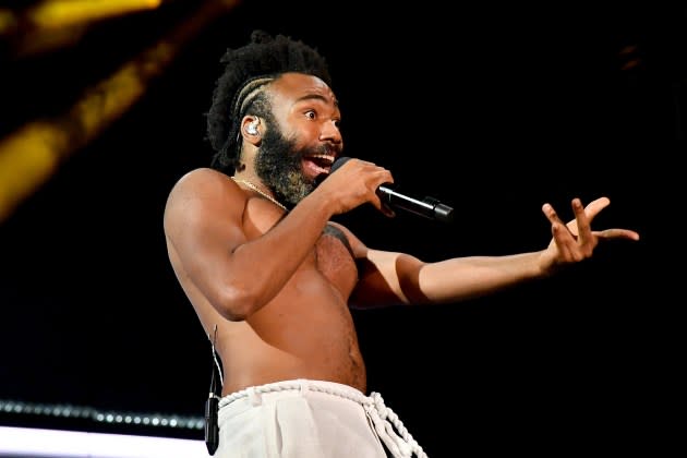 Childish Gambino performs on What Stage during the 2019 Bonnaroo Arts And Music Festival on June 14, 2019 in Manchester, Tennessee.  - Credit: Jeff Kravitz/FilmMagic