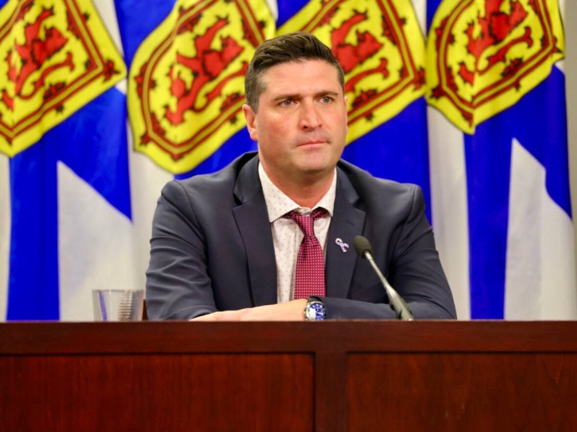 Former Liberal Geoff MacLellan, shown here in Halifax on Thursday, has been named to lead Nova Scotia's housing task force. (Robert Short/CBC - image credit)