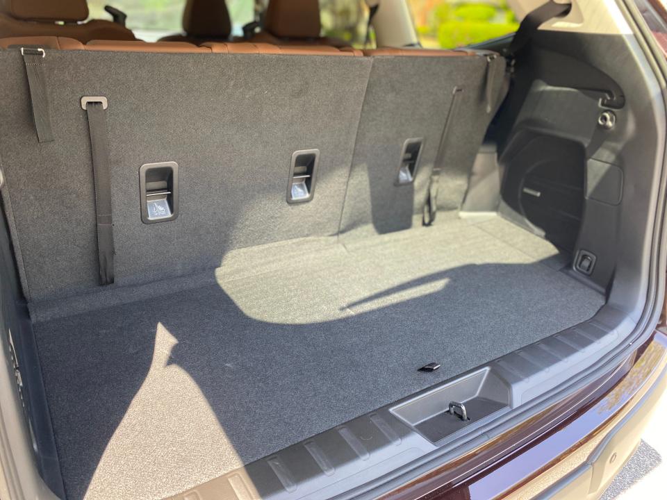 Subaru Ascent has 17.8 cu. ft. of cargo space with all three rows of seats up.