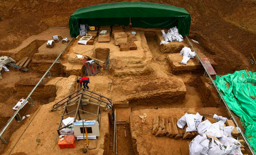 The dig site in Luoyang. Source: Xinhua