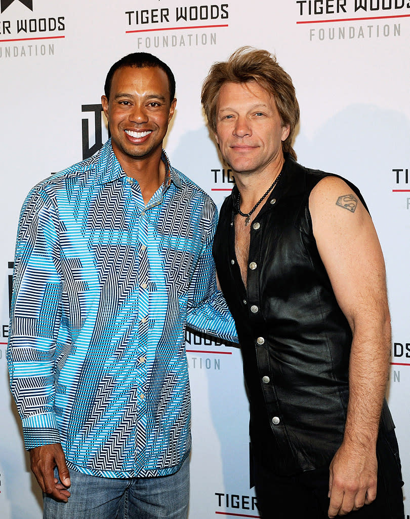 Tiger Woods, Jon Bon Jovi