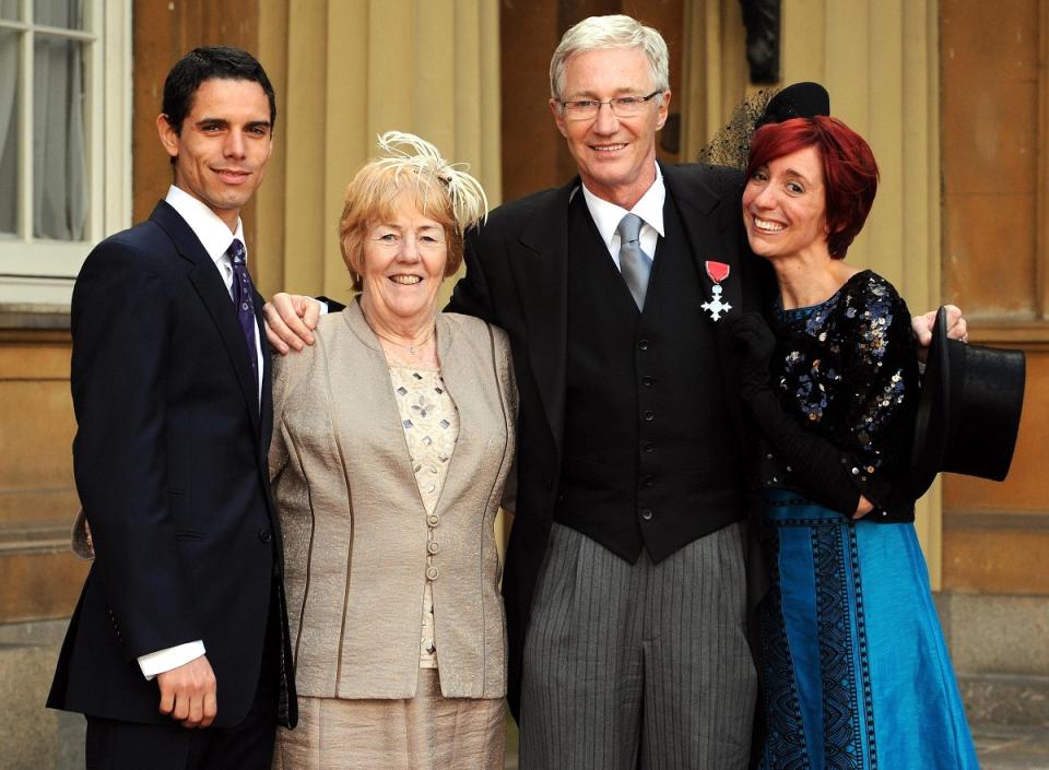 Paul and Andre with Paul’s daughter [right] and sister [left]. Copyright: [Rex]