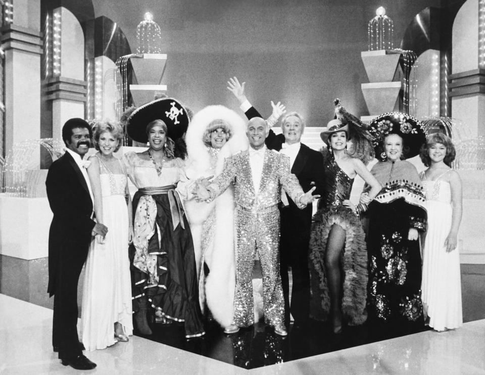 Ted Lange, Lauren Tewes, Della Reese, Carol Channing, Gavin MacLeod, Van Johnson, Ann Miller, Ethel Merman, Jill Whelan