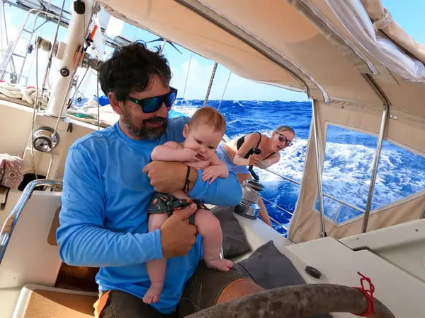 Trautmans Tochter lebt auf dem Boot, seit sie vier Monate alt ist.  - Copyright: Brian Trautman