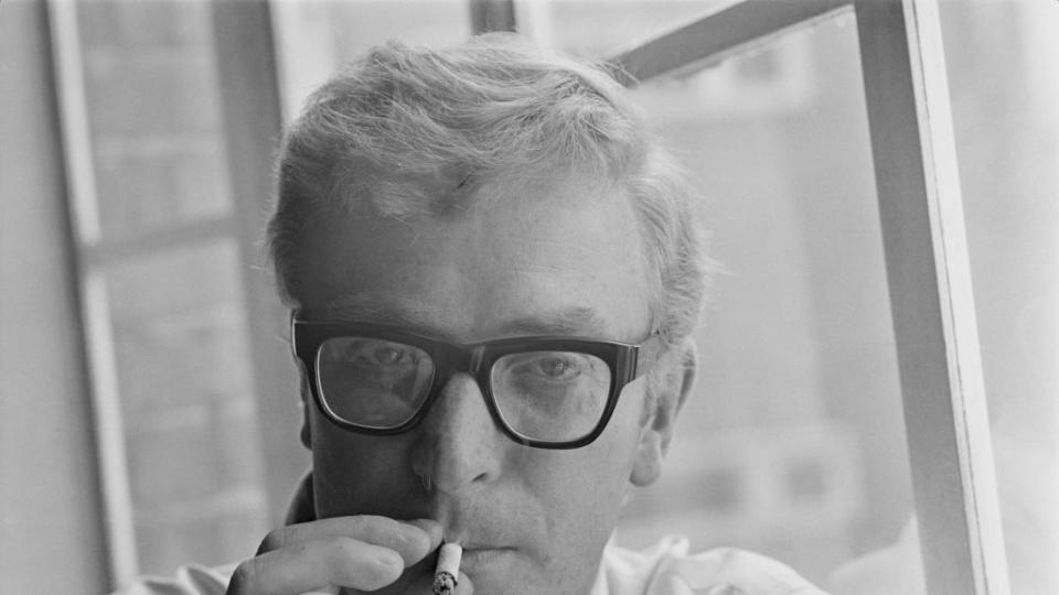 smoking michael caine