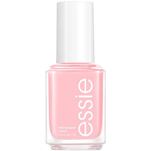 22) Glossy Shine Sheer Pink Nail Polish