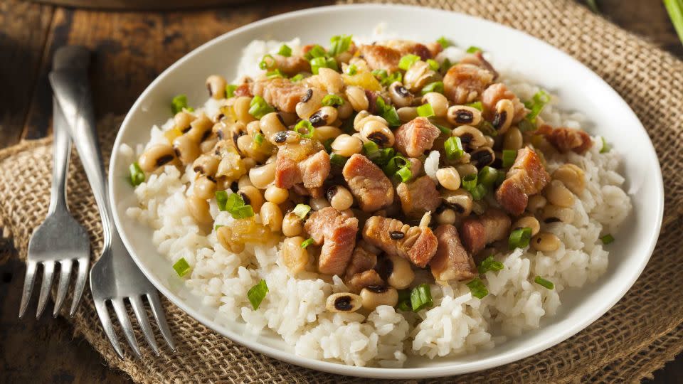 Field peas or black-eyed peas are the base for Hoppin' John. - Brent Hofacker/Shutterstock