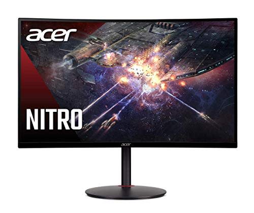 Acer Nitro XZ270 Xbmiipx 27" 1500R Curved Full HD (1920 x 1080) VA Zero-Frame Gaming Monitor wi…
