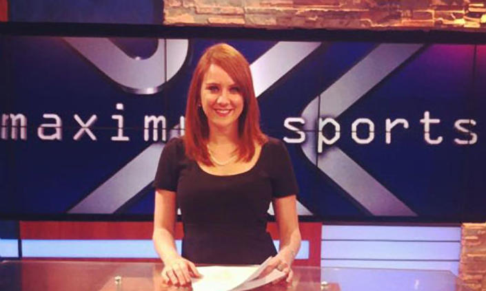Jessica Ghawi, 24, aspired to be a national sports reporter. She was killed three years ago in the Colorado movie theater rampage. (AP/Courtesy of the family)