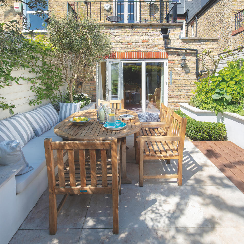 Outdoor dining area