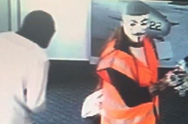 Detectives are investigating following an armed robbery at a bank in Melbourne’s west on Thursday. Source: Victoria Police