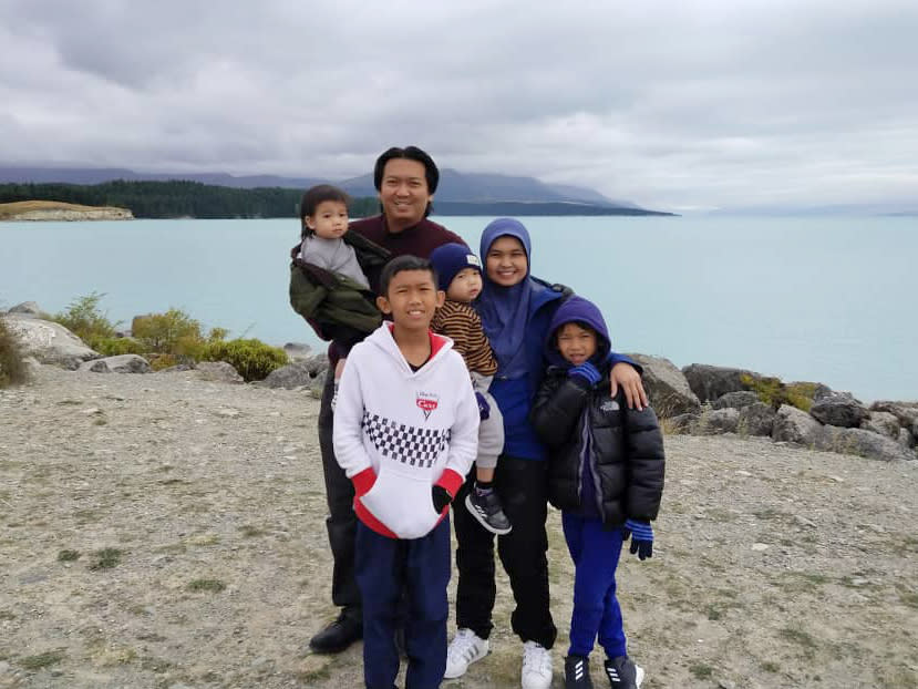 Riza’s young family was stranded in Christchurch until he reached out to other Malaysians living in New Zealand for help and advice. — Pictures courtesy of NZMBA, Riza and Alice Tan