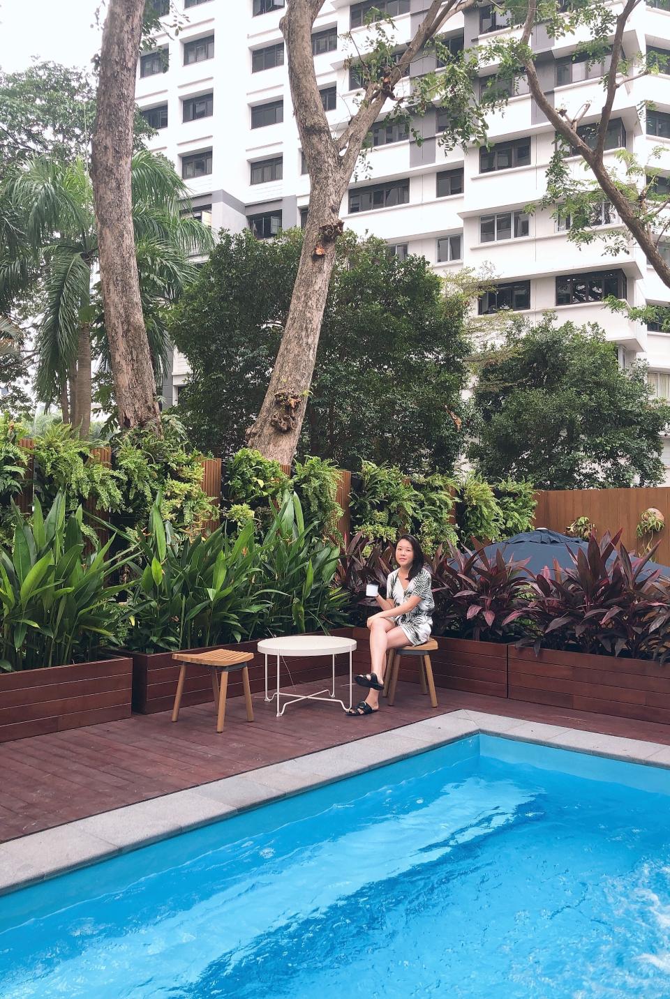 Jump into the plunge pool to refresh yourself in the summer heat. (PHOTO: Sheila Chiang/Yahoo Lifestyle Singapore) 