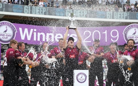 Somerset ended a 14-year wait for silverware - Credit: PA