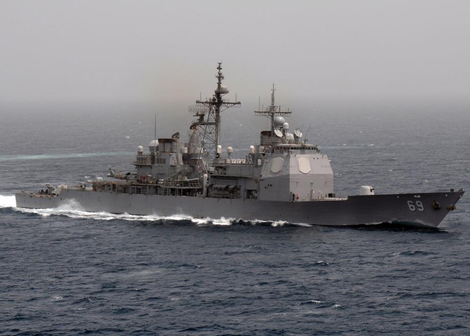 Navy guided-missile cruiser Vicksburg