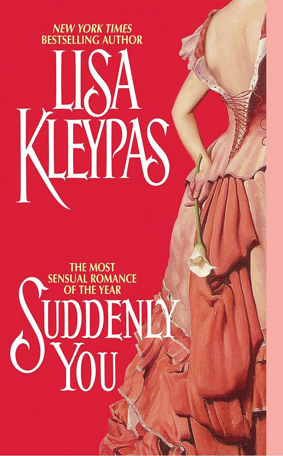 The cover of "Suddenly You" by Lisa Kleypas.