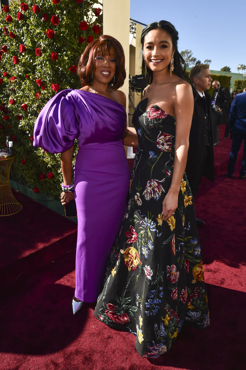 Gayle King, Rachel Smith, 81st Golden Globe Awards, Beverly Hilton Hotel, January 7, 2024, Beverly Hills, California