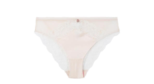 M&S Sheer Lace High Leg Knickers