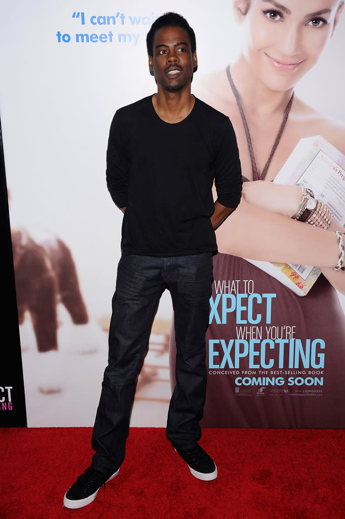 Chris Rock attends the New York City premiere of "What to Expect When You're Expecting" on May 8, 2012