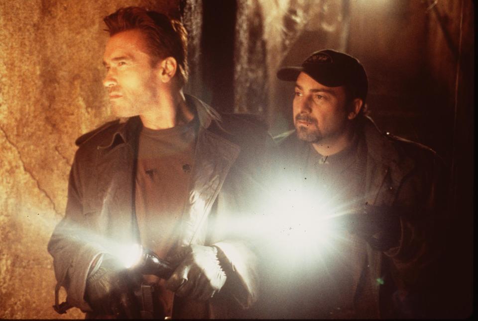 Arnold Schwarzenegger starring alongside Kevin Pollack Stars in 1999 End of Days