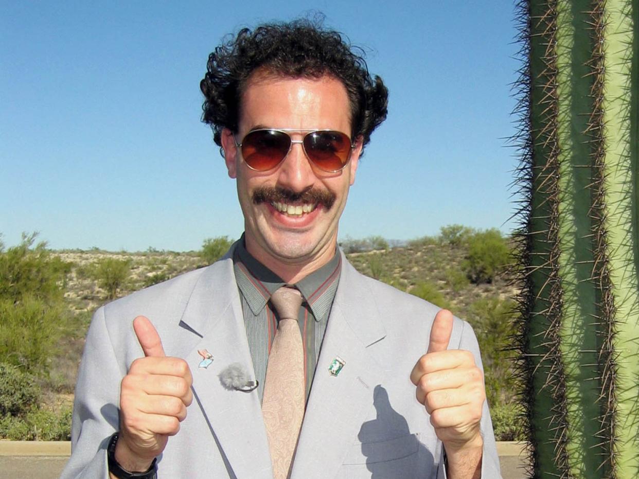 Cohen as Borat in the hit 2006 comedy (20th Century Fox)