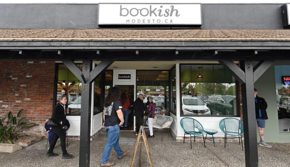 Bookish bookstore in Roseburg Square in Modesto, Calif., Tuesday, April 4, 2024.