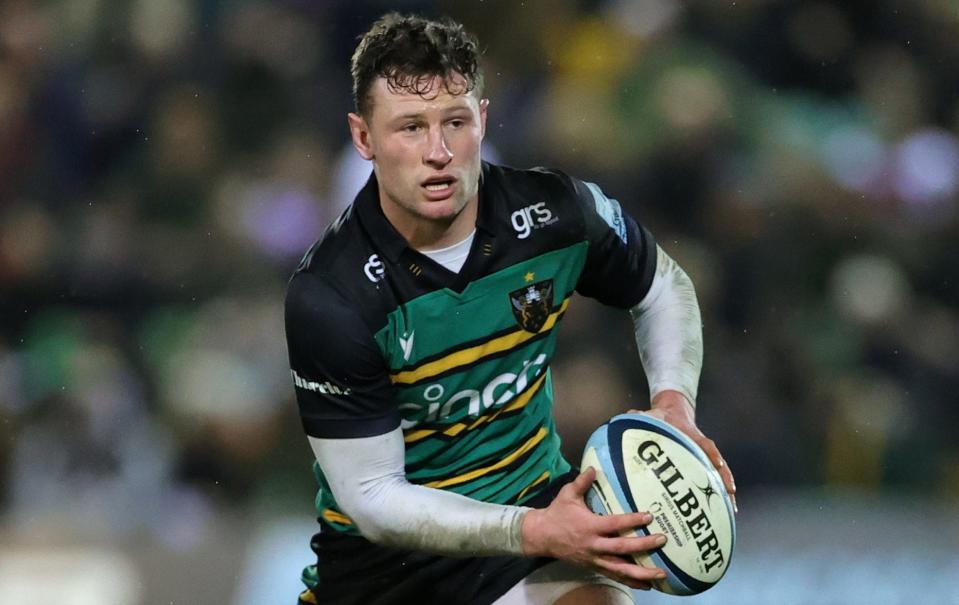 Fraser Dingwall in action for Northampton Saints