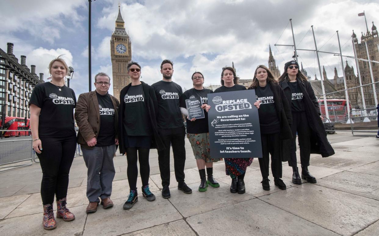 National Education Union protest