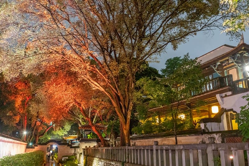 林家花園 點燈