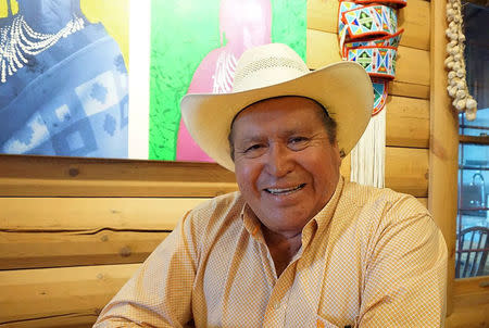 Kenneth Brien, Director of Energy and Mineral Development at Crow Nation, seen in Crow Agency, Montana, U.S. June 24, 2017. REUTERS/Valerie Volcovici