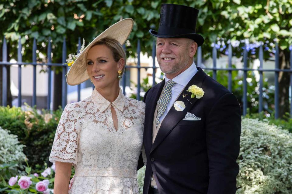 <p>Mark Kerrison/In Pictures via Getty</p> Zara and Mike Tindall attend the 2023 Royal Ascot
