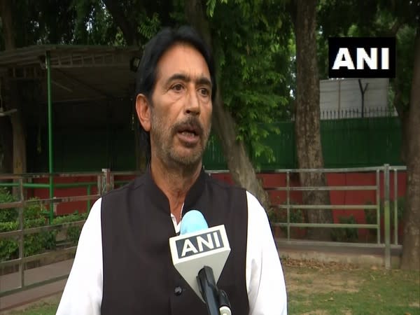 Jammu and Kashmir Congress president Ghulam Ahmad Mir speaking to ANI