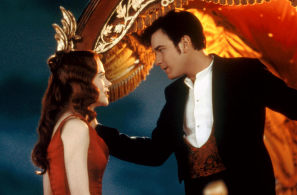 Kidman and Ewan McGregor in a scene from Moulin Rouge. (20th Century Fox/Courtesy Everett Collection)