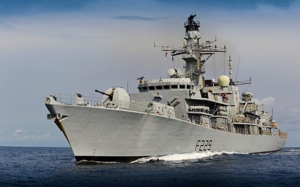 The HMS Lancaster was on its first patrol as part of an international task force